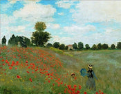 Claude Monet  I papaveri Kunstdruk 80x60cm | Yourdecoration.nl