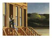 PGM Edward Hopper Sunlight on Brownstones Kunstdruk 40x30cm | Yourdecoration.nl