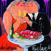 El van Leersum  True Love Kunstdruk 70x70cm | Yourdecoration.nl