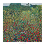 Gustav Klimt  Campo di papaveri Kunstdruk 70x70cm | Yourdecoration.nl