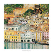 Gustav Klimt  Malcesine Kunstdruk 70x70cm | Yourdecoration.nl