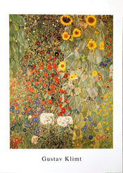 Gustav Klimt  Giardino di campagna Kunstdruk 50x70cm | Yourdecoration.nl