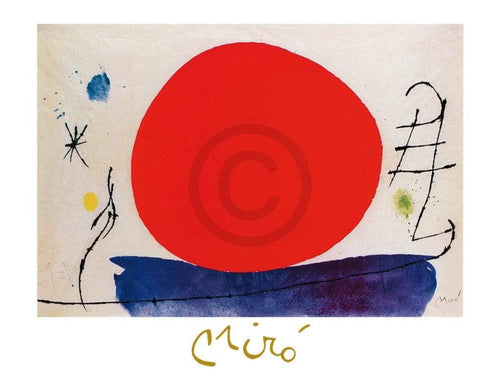 Joan Miro  Senzo titolo, 1967 Kunstdruk 80x60cm | Yourdecoration.nl