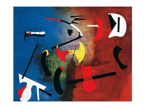 Joan Miro  Peinture Kunstdruk 80x60cm | Yourdecoration.nl