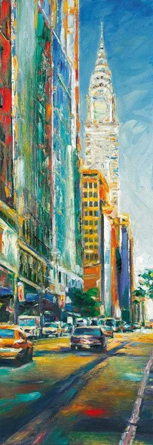 JÃ¼rgen Schmiedekampf  Leaving Bryant Park Kunstdruk 34x99cm | Yourdecoration.nl