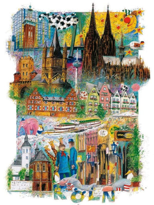 Klaus D. Schiemann  KÃ¶ln Kunstdruk 30x40cm | Yourdecoration.nl