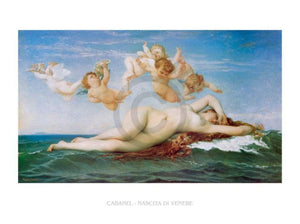 Alexandre Cabanel  Nascita di Venere Kunstdruk 80x60cm | Yourdecoration.nl