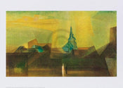 Lyonel Feininger  Nermsdorf Kunstdruk 70x50cm | Yourdecoration.nl