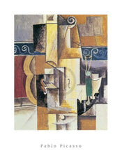 Pablo Picasso  Violin and Guitar Kunstdruk 60x80cm | Yourdecoration.nl