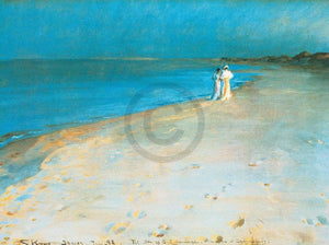 Peter Severin KrÃ¸yer  Summer evening Kunstdruk 80x60cm | Yourdecoration.nl