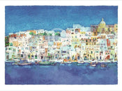 Ralf Westphal  Corricella, Insel Procida Kunstdruk 80x60cm | Yourdecoration.nl