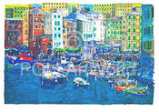 Ralf Westphal  Camogli / Levante Kunstdruk 100x70cm | Yourdecoration.nl