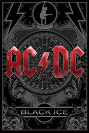 Pyramid AC DC Black Ice Poster 61x91,5cm | Yourdecoration.nl