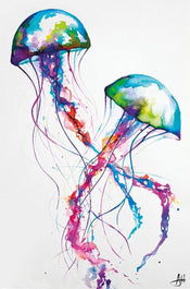 Pyramid Marc Allante Jellyfish Poster 61x91,5cm | Yourdecoration.nl