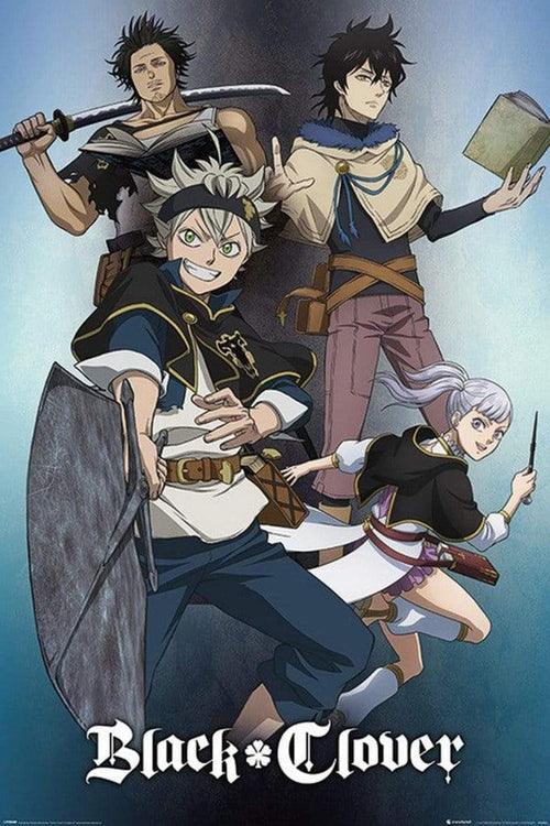 Pyramid Black Clover Magic Poster 61x91,5cm | Yourdecoration.nl