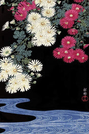 Pyramid Ohara Koson Chrysanthemum and Running Water Poster 61x91,5cm | Yourdecoration.nl