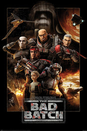 Pyramid Star Wars The Bad Batch Montage Poster 61x91,5cm | Yourdecoration.nl