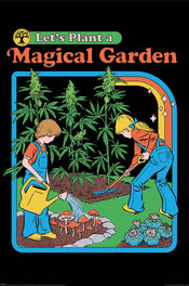 pyramid pp35199 steven rhodes lets plant a magical garden poster 61x91-5cm | Yourdecoration.nl