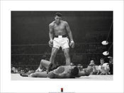 Pyramid Muhammad Ali v Liston Kunstdruk 40x40cm | Yourdecoration.nl