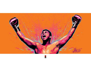 Pyramid Muhammad Ali Loud Kunstdruk 60x80cm | Yourdecoration.nl