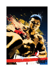 Pyramid Muhammad Ali Sting Petruccio Kunstdruk 60x80cm | Yourdecoration.nl