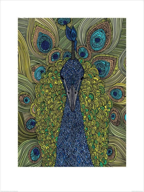 Pyramid Valentina Ramos The Peacock Kunstdruk 60x80cm | Yourdecoration.nl