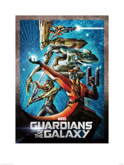 Pyramid Guardians of The Galaxy Orb Kunstdruk 60x80cm | Yourdecoration.nl