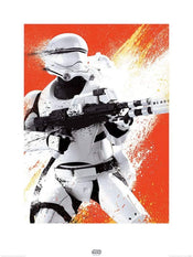 Pyramid Star Wars Episode VII Flametrooper Paint Kunstdruk 60x80cm | Yourdecoration.nl