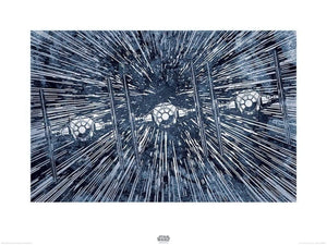 Pyramid Star Wars Episode VII TIE Fighters Kunstdruk 60x80cm | Yourdecoration.nl