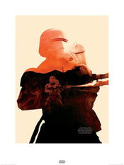 Pyramid Star Wars Episode VII Flametrooper Tri Kunstdruk 60x80cm | Yourdecoration.nl