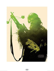 Pyramid Star Wars Episode VII Chewbacca Tri Kunstdruk 60x80cm | Yourdecoration.nl