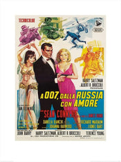 Pyramid James Bond From Russia with love Sketches Kunstdruk 60x80cm | Yourdecoration.nl