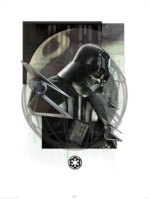 Pyramid Star Wars Rogue One Darth Vader and Strikers Kunstdruk 60x80cm | Yourdecoration.nl