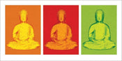 Pyramid Buddha Pop Art Kunstdruk 50x100cm | Yourdecoration.nl