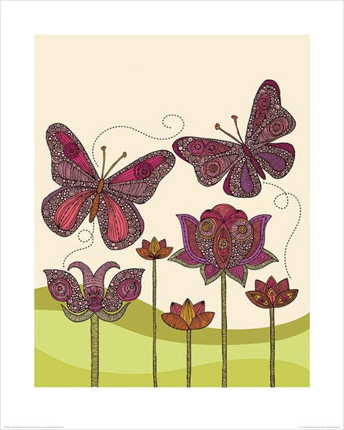 Pyramid Valentina Ramos Butterflies Kunstdruk 40x50cm | Yourdecoration.nl