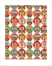 Pyramid Valentina Ramos Owls Family Kunstdruk 40x50cm | Yourdecoration.nl