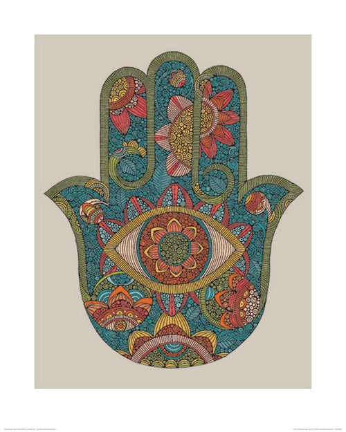 Pyramid Valentina Ramos Hamsa Kunstdruk 40x50cm | Yourdecoration.nl