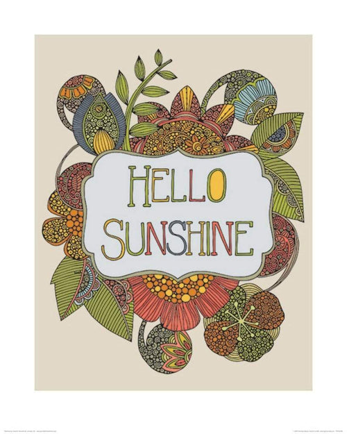 Pyramid Valentina Ramos Hello Sunshine Kunstdruk 40x50cm | Yourdecoration.nl