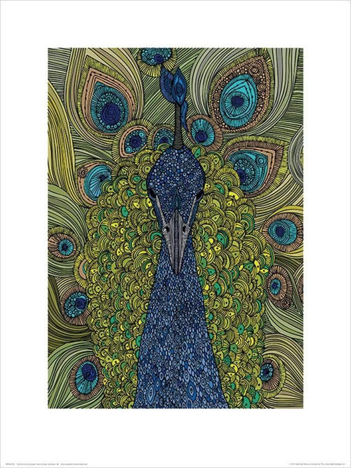 Pyramid Valentina Ramos The Peacock Kunstdruk 30x40cm | Yourdecoration.nl