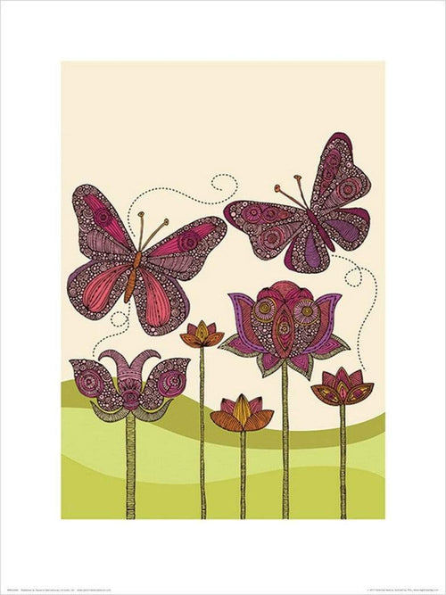 Pyramid Valentina Ramos Butterflies Kunstdruk 30x40cm | Yourdecoration.nl