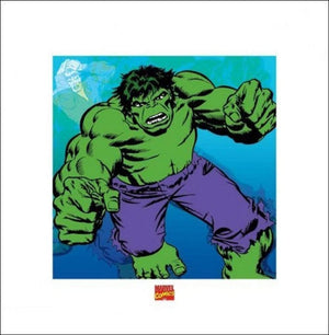 Pyramid Hulk Marvel Comics Kunstdruk 40x40cm | Yourdecoration.nl