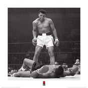 Pyramid Muhammad Ali v Liston Kunstdruk 40x40cm | Yourdecoration.nl