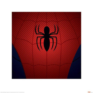 Pyramid Ultimate Spider Man Spider Man Torso Kunstdruk 40x40cm | Yourdecoration.nl