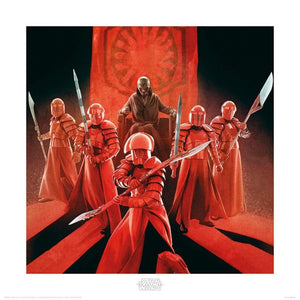 Pyramid Star Wars The Last Jedi Snoke and Elite Guards Kunstdruk 40x40cm | Yourdecoration.be