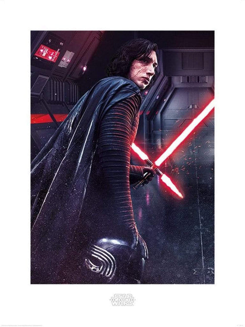 Pyramid Star Wars The Last Jedi Kylo Ren Rage Kunstdruk 60x80cm | Yourdecoration.nl