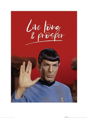 Pyramid Star Trek Live Long And Prosper Kunstdruk 60x80cm | Yourdecoration.nl