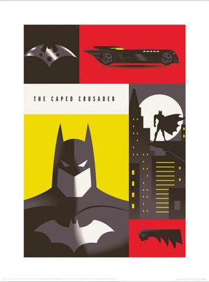 Pyramid Ppr54292 Warner Bros The Caped Crusader Kunstdruk 30X40cm | Yourdecoration.nl