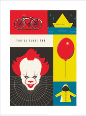 Pyramid Ppr54295 Warner Bros You Will Float Too Kunstdruk 30x40cm | Yourdecoration.nl