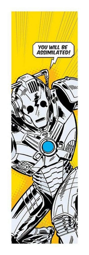 Pyramid Doctor Who Comic Cyberman Kunstdruk 33x95cm | Yourdecoration.nl