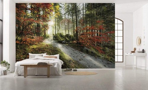 Komar Feuerzungen Vlies Fotobehang 450x280cm 9 banen Sfeer | Yourdecoration.nl